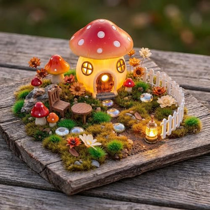 Kai Dream Miniature Static Grass and Stone Bush Clusters for Diorama, Train Landscape, Railroad Scenery, Wargaming (Autumn Yellow) - color: Autumn Yellow