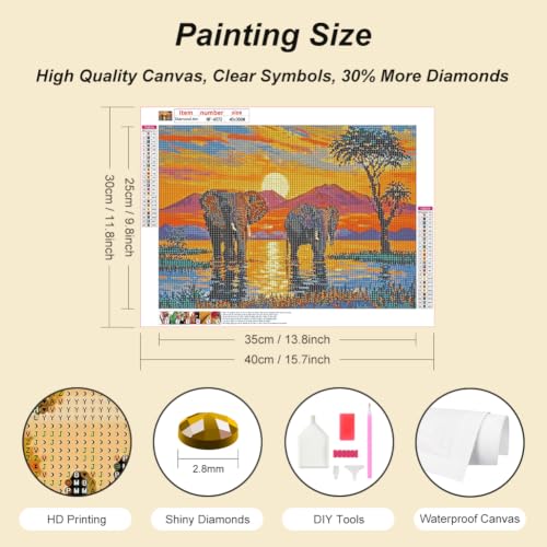 hill froeistung Landscape Scenery Diamond Art Painting Kits for Adults - color: HF-A072
