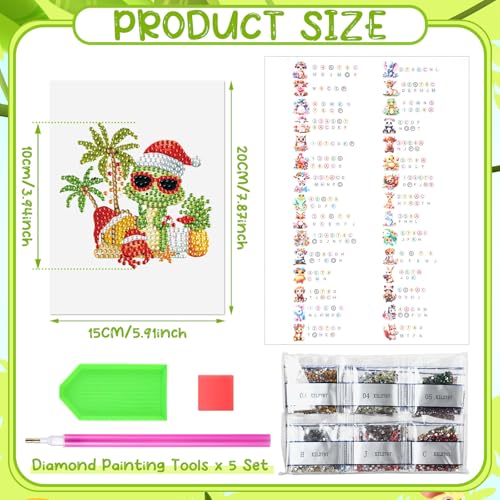 Xuhal 30 Pcs Interchangeable Diamond Art Kits for Adults DIY Holiday | Seasonal Animals Diamond Paintings Rhinestone Gem Art Crafts for Easter Spring Summer Home Wall Table Decor Gifts - style: Festival