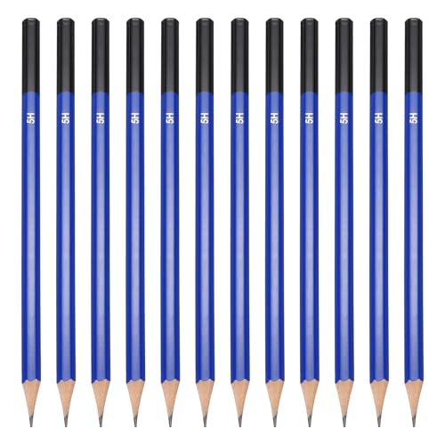 PATIKIL 5H Drawing Pencils for Sketching, 24PCS Sketch Pencils for Drawing Art Pencils Graphite Wood Pre-sharpened for Drawing Sketching Artists, 5H Pencils - style: 5H