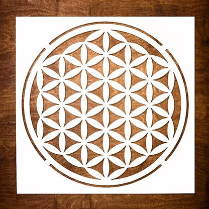 DLY LIFESTYLE Tree of Life Stencil for Painting on Wood, Canvas, Paper, Fabric, Walls and Furniture - Flower Stencil - 6x6 Inches - Reusable DIY Art and Craft Stencils - Wall Stencil - color: Tree of Life 6"x6"