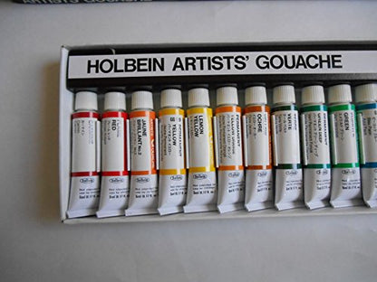 Holbein Artist Gouache Set : 18 x 5ml tubes