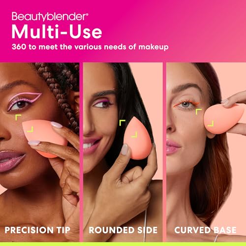 Beautyblender Orange Makeup Sponge | Super-Soft Blending Foam for Foundations, Powders & Creams | Reusable & Washable, Vegan & Cruelty-Free, Streak-Free Finish - color: Orange