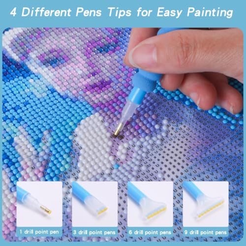Diamond Art Storage Containers 60 Slots Diamond Painting Accessories - color: Macaron - Blue