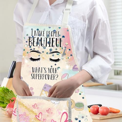 JXGZSO Esthetician Apron - Estheticians & Cosmetologist Apron Gifts for Makeup Artists & Beauticians - color: Esthetician Super Apron