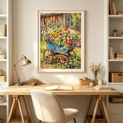 Flower Diamond Painting Kits for Adults,Diamond Art Kits for Beginner - color: KM1218-1