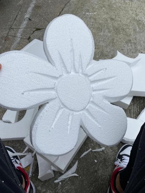 Crafare Large Craft Foam Block 14x7x4inch Foam Blocks Polystyrene Foam Brick for Household Arts School Projects Sculptures Floral Arrangements Modeling and Centerpieces (Pack of 3) - size: 14x7x4inch 1pcs (Pack of 3)