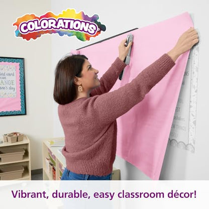 Colorations Dual Surface Paper Roll, Pink, 36" x 1000' - color: Pink
