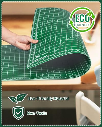 Self Healing Cutting Mat, 11" x 17", Double-Sided Rotary Cutting Mat for Sewing, Quilting, Scrapbooking & Craft, Craft Cutting Board for Hobby Use(A3) - size: 17"L x 11"W