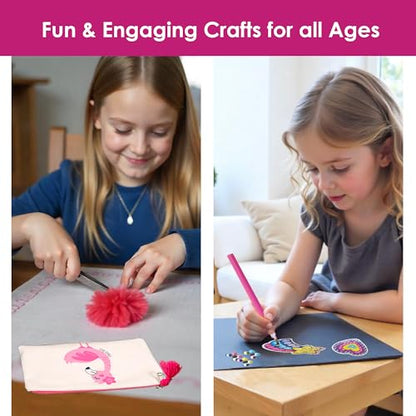 Chalk and Chuckles 7 Days of Arts & Crafts Kit – 30 Creative Activities for Kids Ages 9+