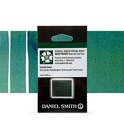 DANIEL SMITH Extra Fine Watercolor Half Pan Cascade Green (284650142) - color: Cascade Green