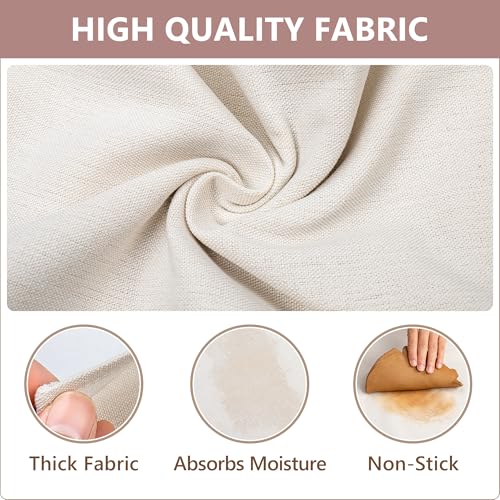 Cotton Canvas Drop Cloth - 1 pcs Imitation Linen Sheet 59x39" For Painting | Versatile Reusable Fabric Sheet For Painting, Pottery, Ceramics, Clay Wedging, Rolling, And Table Protection