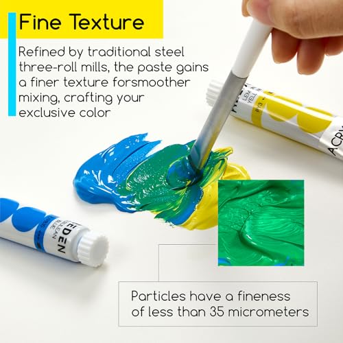 MEEDEN Beginners Acrylic Paint Set: 48 Colors 12ml/0.41 fl oz - color: 48 Colors