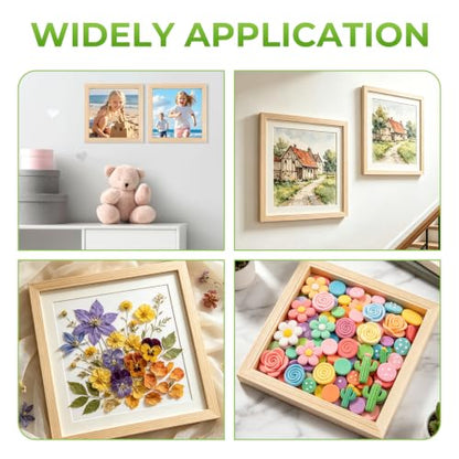 FSWCCK 5 Pack 9 x 9 inch Wood Panel Boards, Unfinished Wood Canvas Panels for Crafts, Painting Canvas, DIY Art Projects, Pouring, Arts Use with Oils, Acrylics - size: 9"X 9" 5 Pack