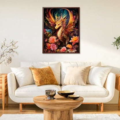 Paint by Numbers Kit for Adults, Dragon DIY Painting Kit, 16x20 Inch - color: CYOP1P14