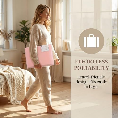 Huacan A3 Diamond Art Storage Book 30 Pages 60 Views Portfolio Presentations Folder Diamond Art Accessories - color: Pink