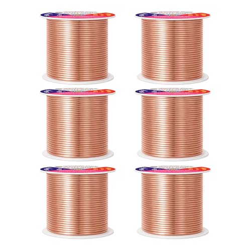 Mandala Crafts 16 Gauge Rose Gold Tone Combo Anodized Aluminum Craft Wire - color: Rose Gold Tone Combo, size: 16 Gauge 65X6 Feet