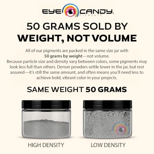 Eye Candy Pigments Premium Green Mica Powder - Jade Green (50gr) - for Epoxy, Resin, Soap, Paint, Woodworking, Acrylic Pouring, Bath Bombs, Fishing Lures - DIY Arts and Crafts Additive - color: Jade Green