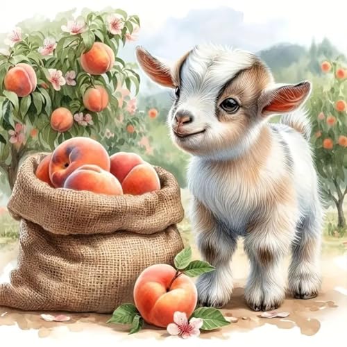 Anuver Sheep Diamond Painting Kits for Adults, Full Drill Diamond Art Kits for Beginner, 5D DIY Diamond Painting Kits for Home Wall Decor, 12x12 Inch - color: Sheep