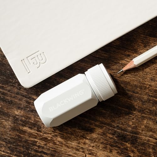 Blackwing One-Step Long Point Pencil Sharpener, German Steel Blade, White - color: White