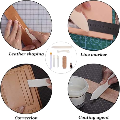 11 Pieces Bookbinding Kit Tools, Bone Folder Paper Creaser