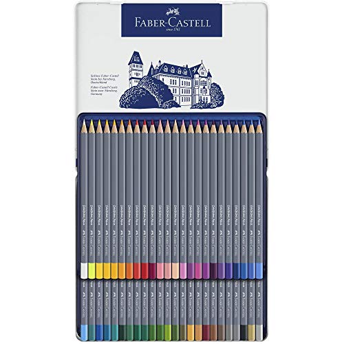 Faber-Castell Creative Studio Goldfaber Watercolor Pencils (48Count) - style: artistic" or "classic/vintage