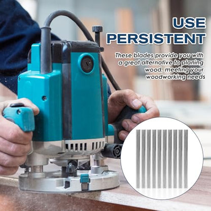 10 Pcs 3-1/4" Planer Blades Replacement Part with Packaging Box | Compatible with Bosch, DeWalt, Black, Decker, Ryobi and More Portable Planers, Carbide Knives Gift for Craftsman, Carpenter