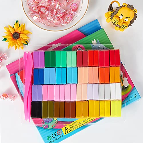 CiaraQ Polymer Clay Kit, Mini Modeling Clay Set - color: 32 Colors