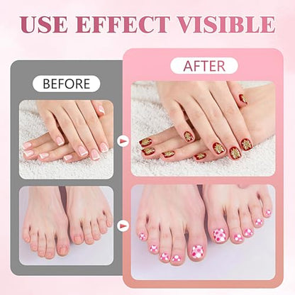 12 Colors Nail Art Pens, 0.5mm Fine Tip 3D Acrylic Polish Pen Set, Waterproof Quick-Drying Dotting Graffiti Drawing Liner Brush, DIY Nail Art Design Manicure Tools for Beginners Women Home Salon