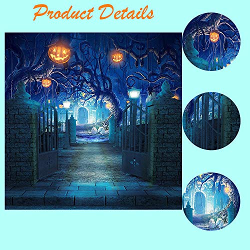 10X10FT Halloween Theme Pictorial Cloth Customized Photography Backdrop Background Studio Prop TP263C - size: 10X10FT