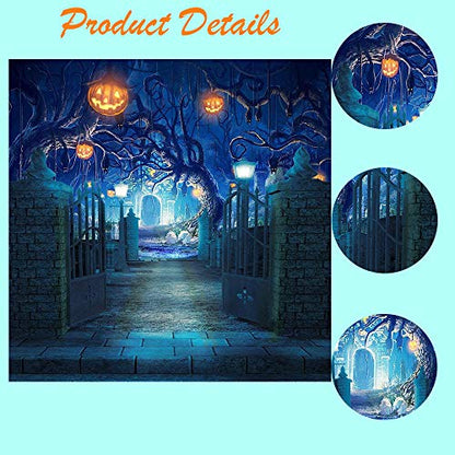 10X10FT Halloween Theme Pictorial Cloth Customized Photography Backdrop Background Studio Prop TP263C - size: 10X10FT