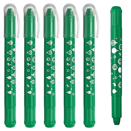 PATIKIL Watercolor Gel Crayon, 6Pcs Twist Coloring Green Crayon - color: Green