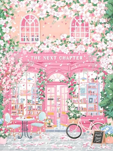 Eterkosu Pink Shop Diamond Art Kits for Adults,Beginner 5D Diamond Painting - color: pink shop