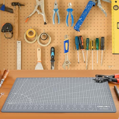 Self Healing Cutting Mat for 3D Printing Models, 12"×9" Double Sided 5-Ply Craft Cutting Board Precision Grid Angle Lines for Small Resin Parts Trimming, FDM Model Deburring - color: A4