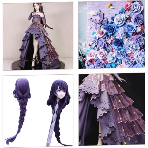 Air Dry Clay Lightweight, Flexible Modeling Clay for Adults Arts and Crafts | Professional & Moldable, Soft & No-Stick, Polymer Clay for Sculpting, Molding,Anime Figures,Making Costumes,DIY Projects - color: Purple