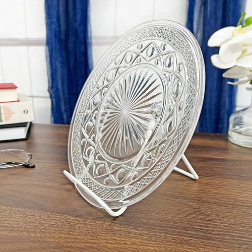 GIBSON HOLDERS 2A Adjustable White Wire Display Easel, 3.625" W x 4" D x 4.5" H, Pack of 2 - size: 2-Pack