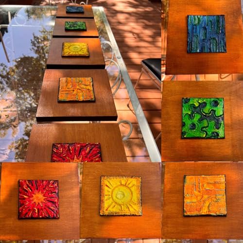 30 PCS 5 x 5 inch Wood Canvas, Blank Square Canvas for Painting, Unfinished Wooden Canvas Board for Painting DIY Craft Projects - size: 5 x 5 inch