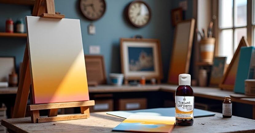 TERLANS Fast Drying Oil Painting Medium, 100 ml (3.38 fl. oz.) | Flip-Top Cap | Speeds Drying, Improves Flow & Gloss for Oil Paints | Artist Oil Painting Supplies
