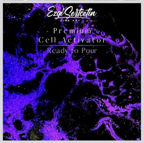 Ezgi Sertcetin Premium Cell Activator | Ready to Pour | Create Perfect and Unique Cells in Your Painting Works | 4oz by Volume (Rouge Red) - color: Rouge Red