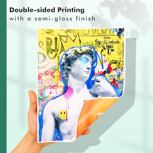 Koala Double Sided Semi-Gloss Photo Paper 8.5X11 Inch 100 Sheets 48LB - size: 8.5"X11"
