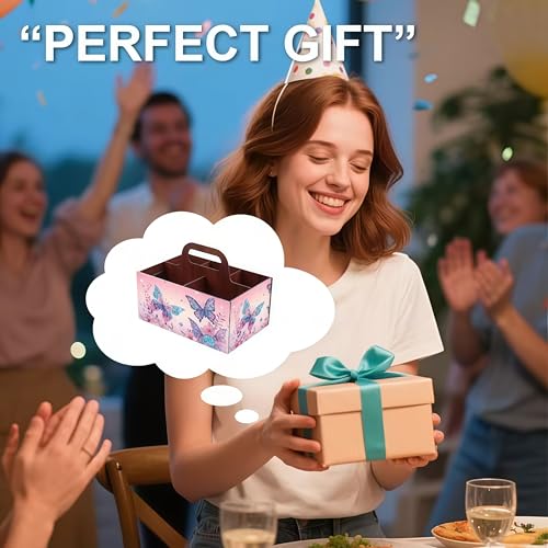 Butterfly Diamond Painting Storage Box with Portable Handle - color: Butterfly3