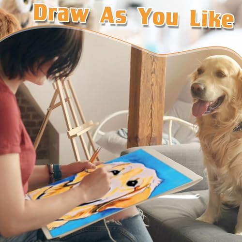 Tinlade 12 Pcs Pre Drawn Canvas for Painting Stretched,Cats and Dogs - size: Cats and Dogs