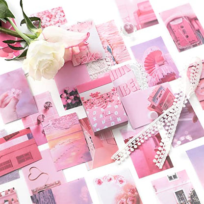 6 Sets 300 Pcs Washi Stickers Set Cute Aesthetic Sticker Book for Journaling, DIY Decorative Paper Sticker Decals for Bullet Journal Art Scrapbooking Diary Card Craft Gift Album Notebook Stationery - style: Gentle Style