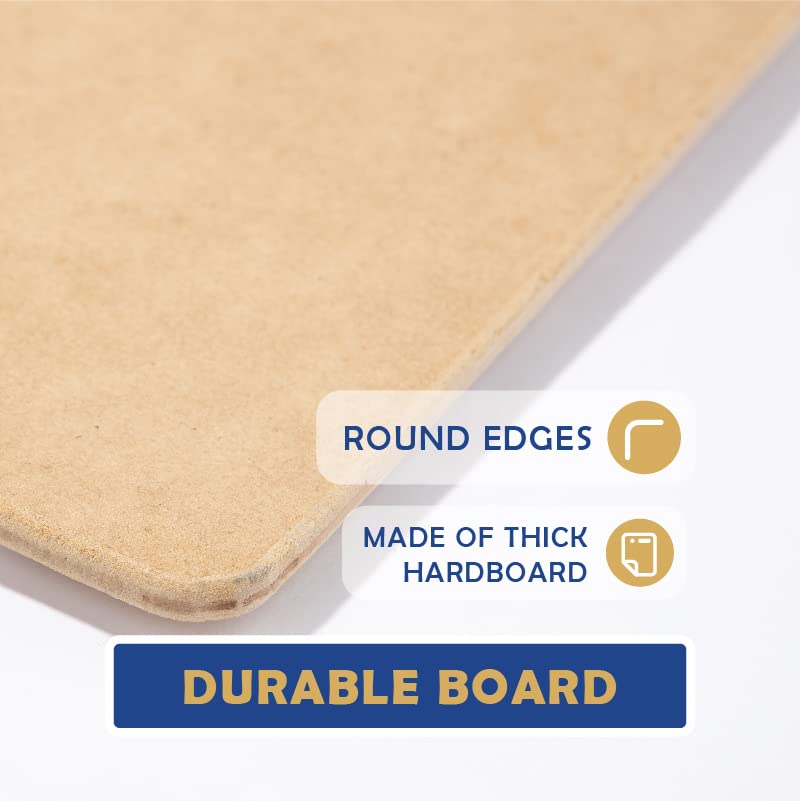 Falling in Art 23x26 Sketch Board with Sturdy Clip &Rubber Bands | Professional Art Drawing Board, Portable Artists Clipboard for Classroom, Studio Drawing, Outdoor Painting - size: 23X26"