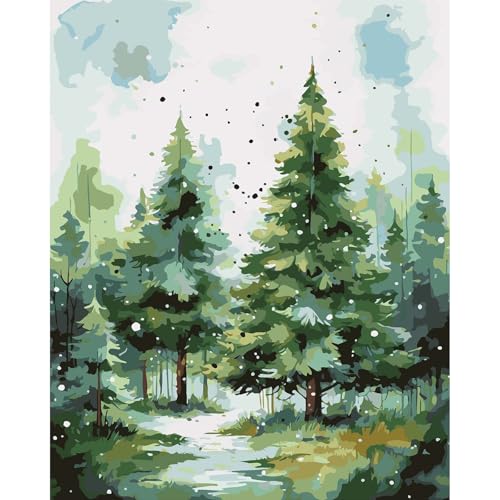 niurenmaoyi Landscape Paint by Numbers Kit for Adult Beginner,16X20in - color: Adults' Paint-By-Number Kits-0521-06