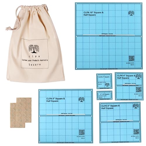 10" Square Templates, for Quilting and English Paper Piecing - style: 10" Square