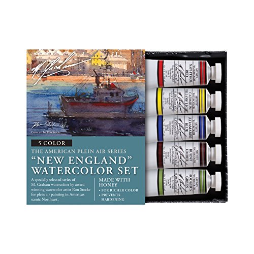 M. Graham & Co. Watercolor Set - color: New England 5 Color Watercolor Set, style: Watercolor Sets