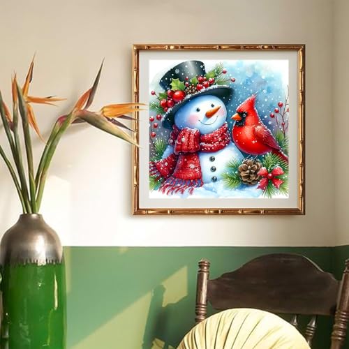 GUMITOON 4 Pack Christmas Diamond Art Kits for Adults-Full Drill Diamond Dots Paintings for Beginners, Round 5D Paint with Diamonds Pictures Gem Art Painting Kits DIY Crafts Kits 14"x14" QCY-126 - color: QCY-126
