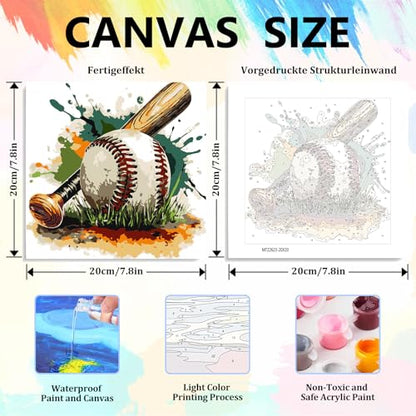 Paint by Numbers Kit for Adults Beginners & Kids Ages 8-12 with Frame - color: style-10