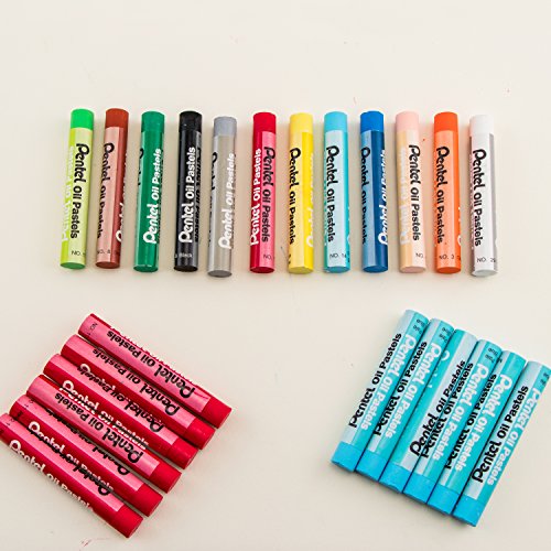 Pentel Arts Oil Pastels, 16 Color Set (PHN-16)(Pack of 96, 1536 Count Total) - size: 1 Count (Pack of 1536)